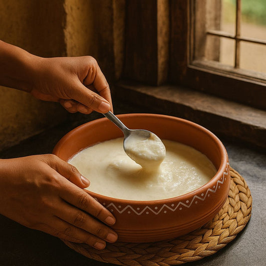 Earthen Rustic Clay Bowl