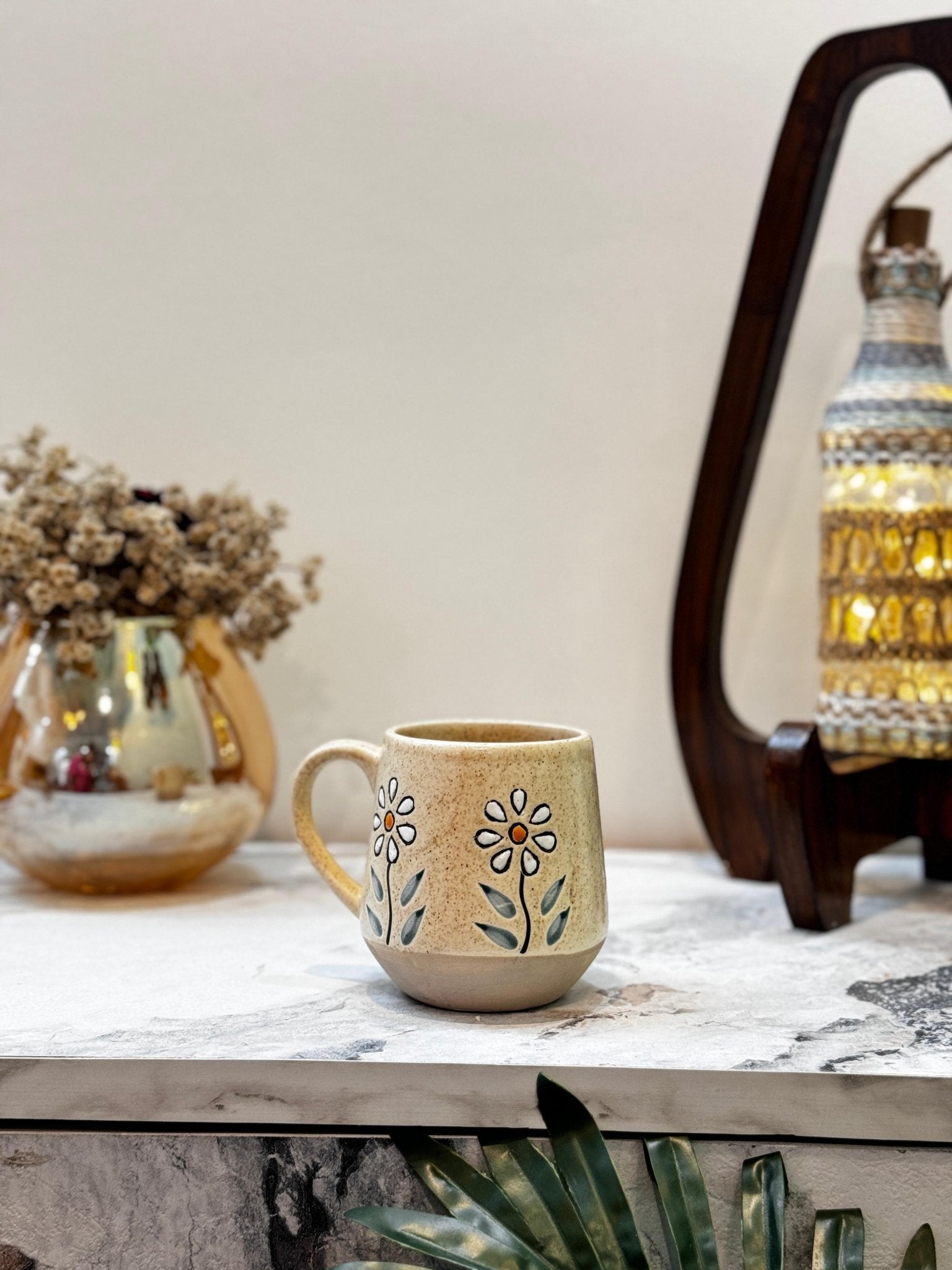 Aesthetic Fresh Flower Ceramic Coffee Mugs - Ceramic She Wrote