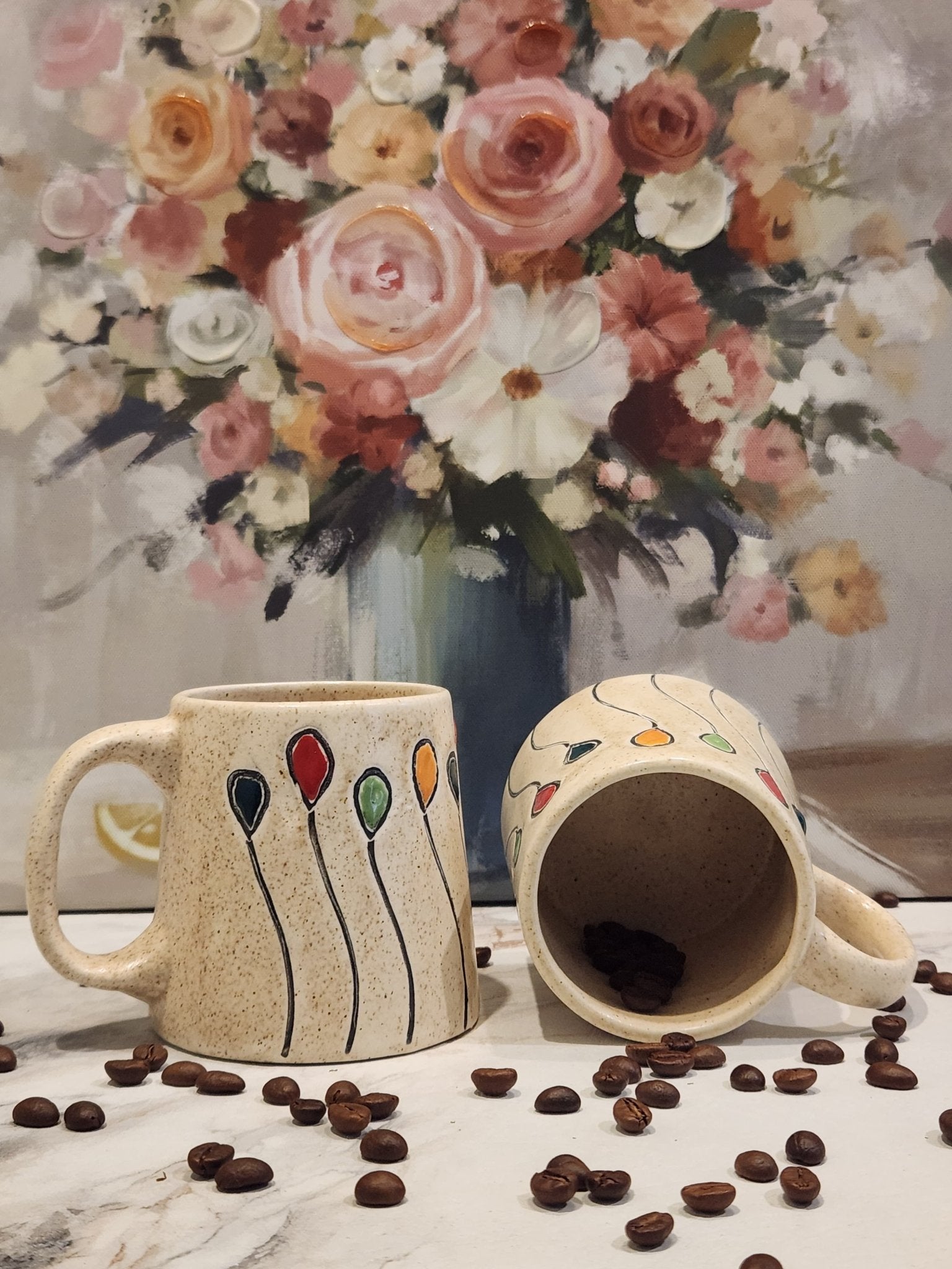 Balloon Love Ceramic Coffee Mugs - Ceramic She Wrote