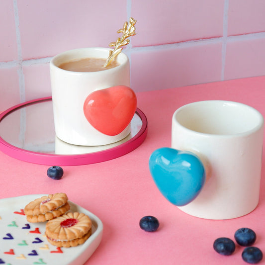 Blush and Breeze Coffee Mugs Duo - Ceramic She Wrote