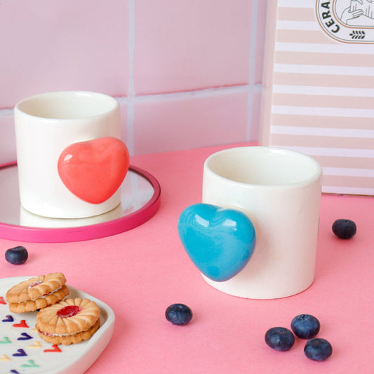 Blush and Breeze Coffee Mugs Duo - Ceramic She Wrote