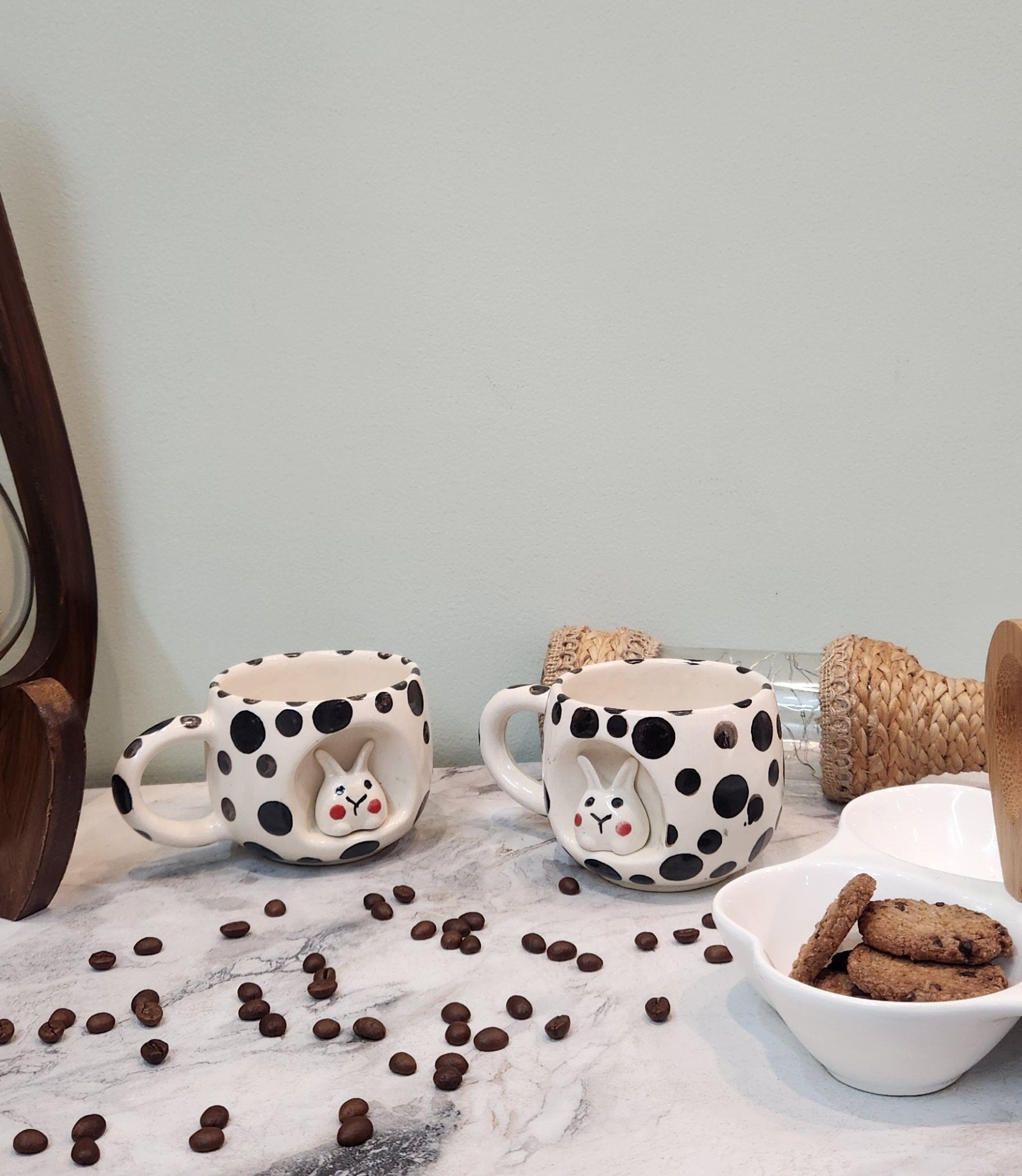 Bunny in the House Coffee Mug - Ceramic She Wrote
