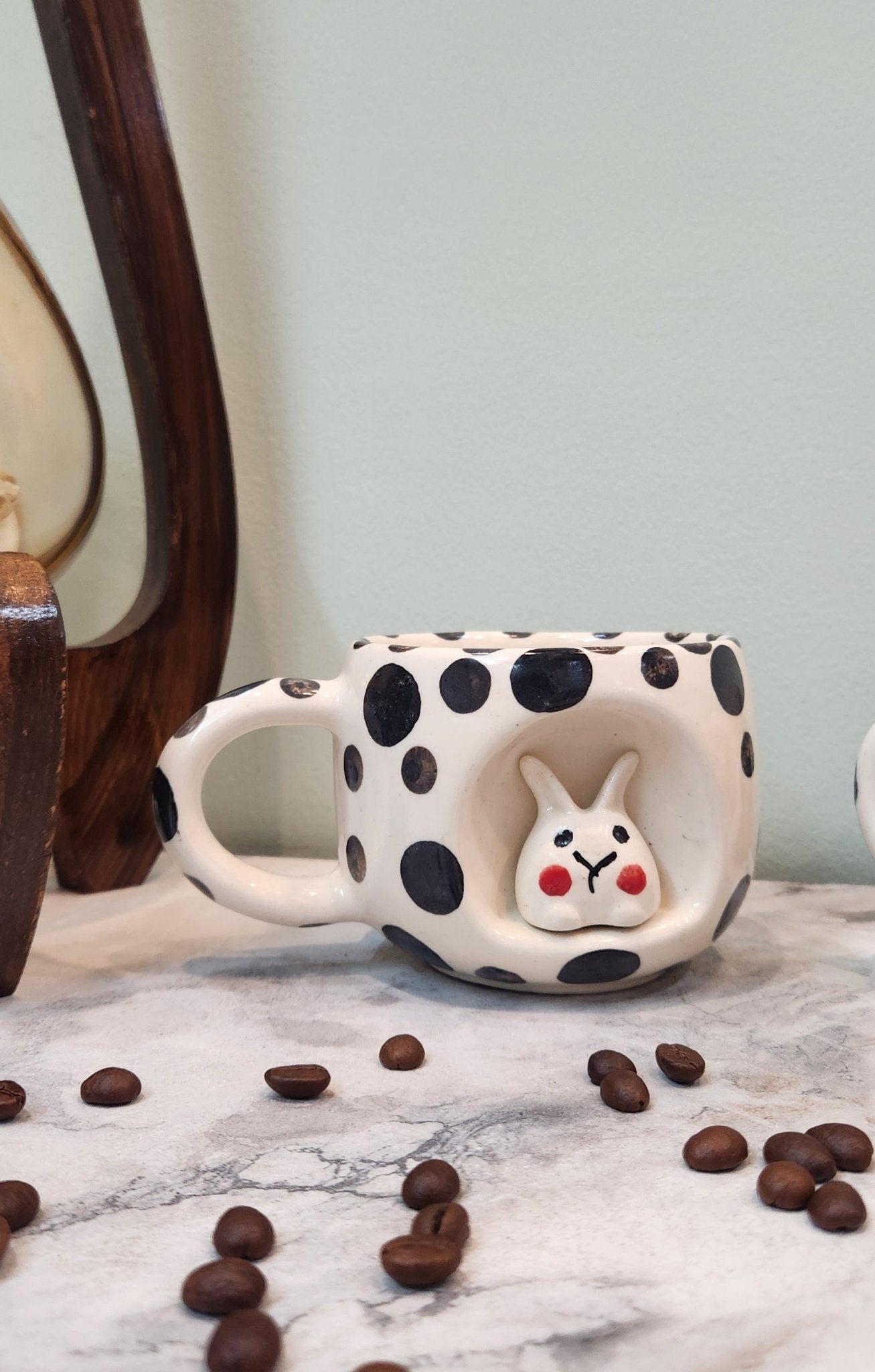 Bunny in the House Coffee Mug - Ceramic She Wrote