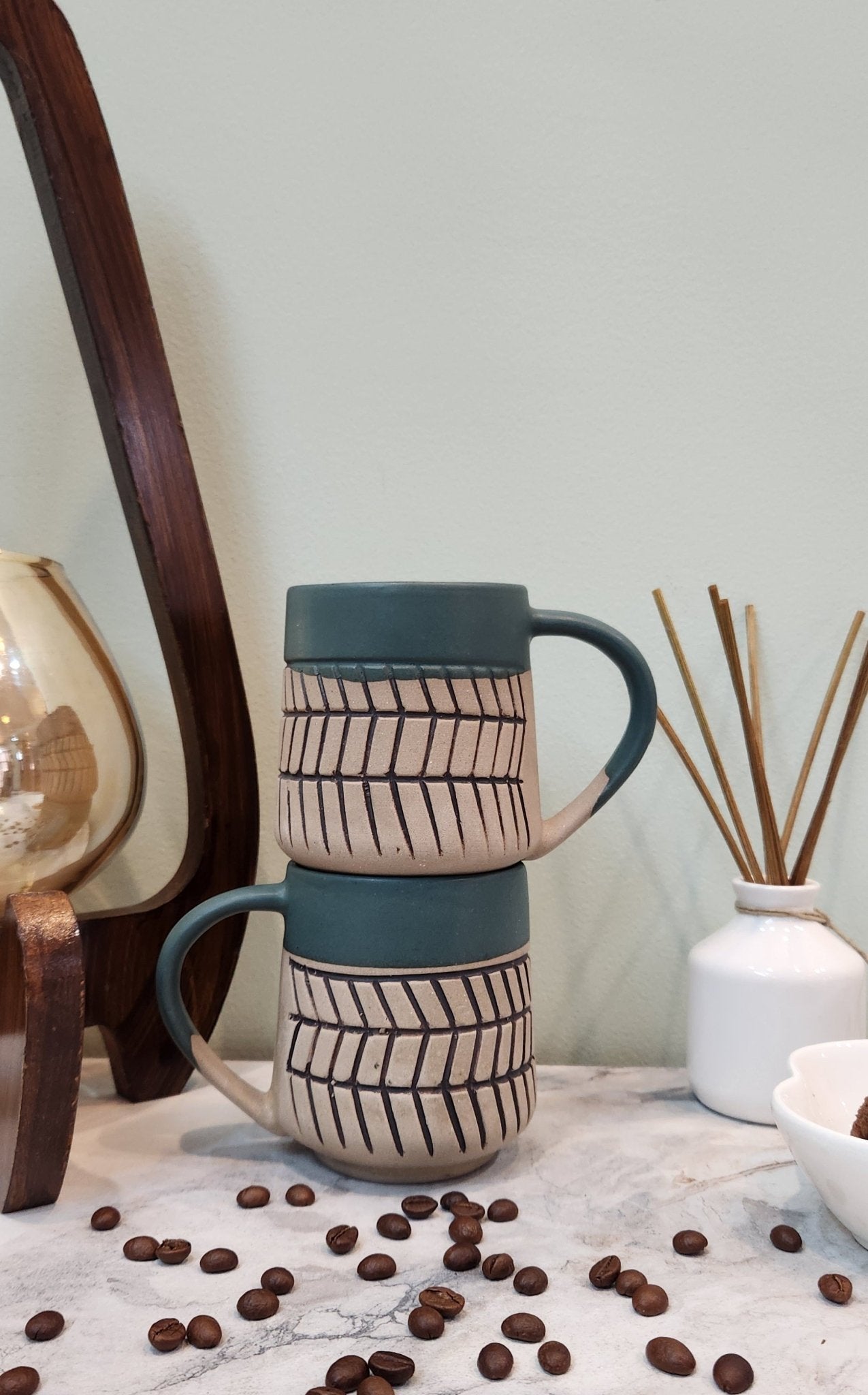 Cafe Calm Coffee Mug - Ceramic She Wrote