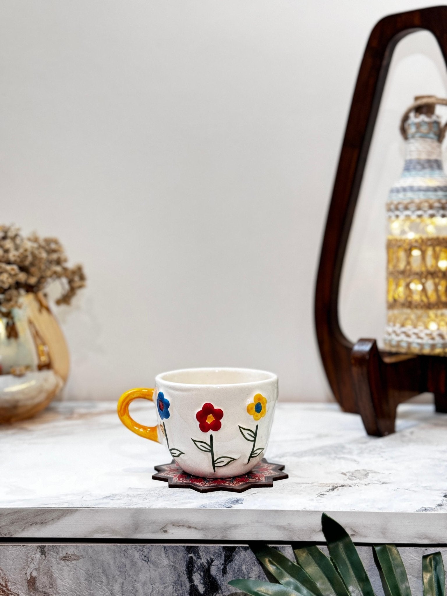 Ceramic Flower Bouquet Coffee Mugs - Ceramic She Wrote