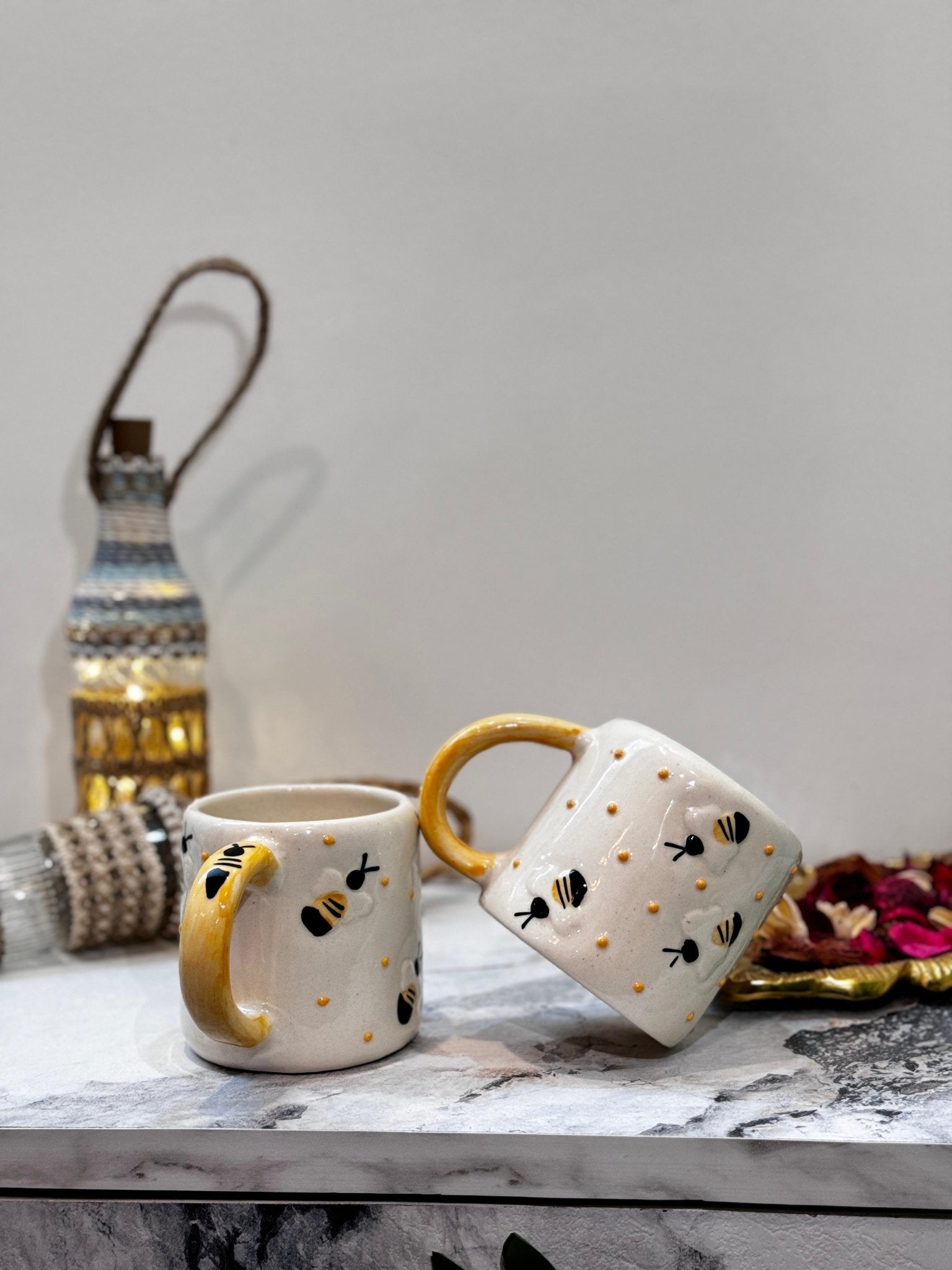 Ceramic Honeybee Coffee Mugs - Ceramic She Wrote
