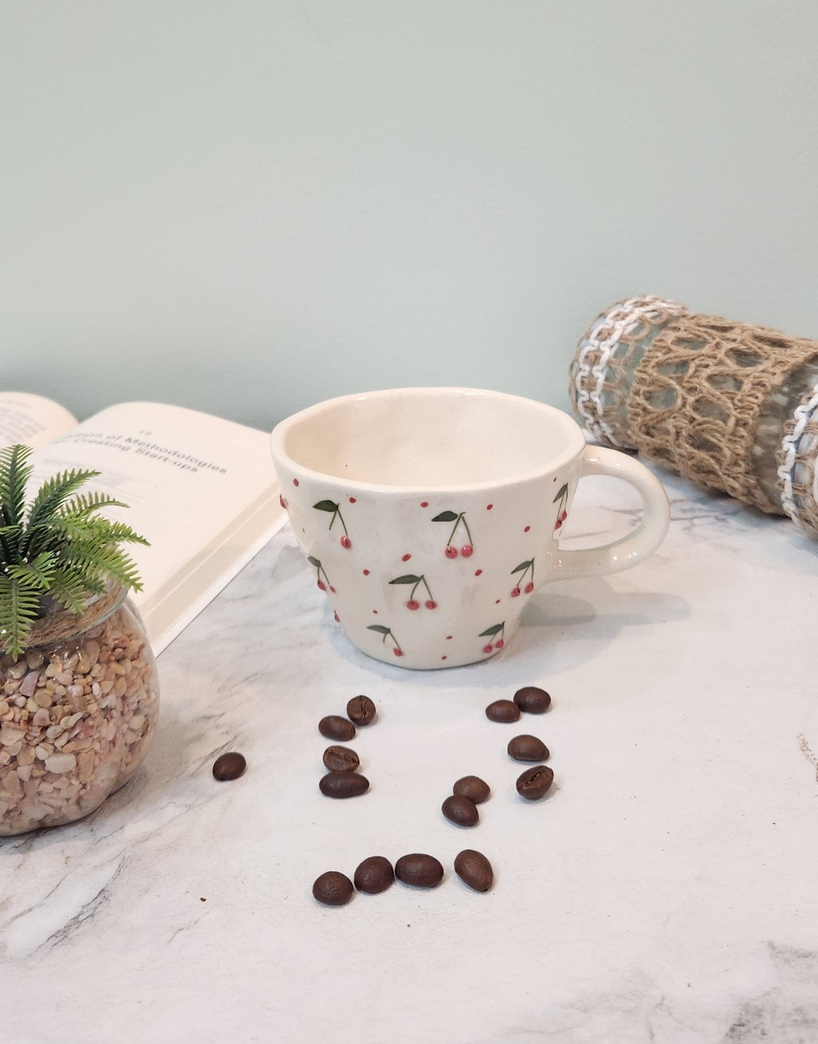 Cherry Berry Ceramic Coffee Mugs - Ceramic She Wrote