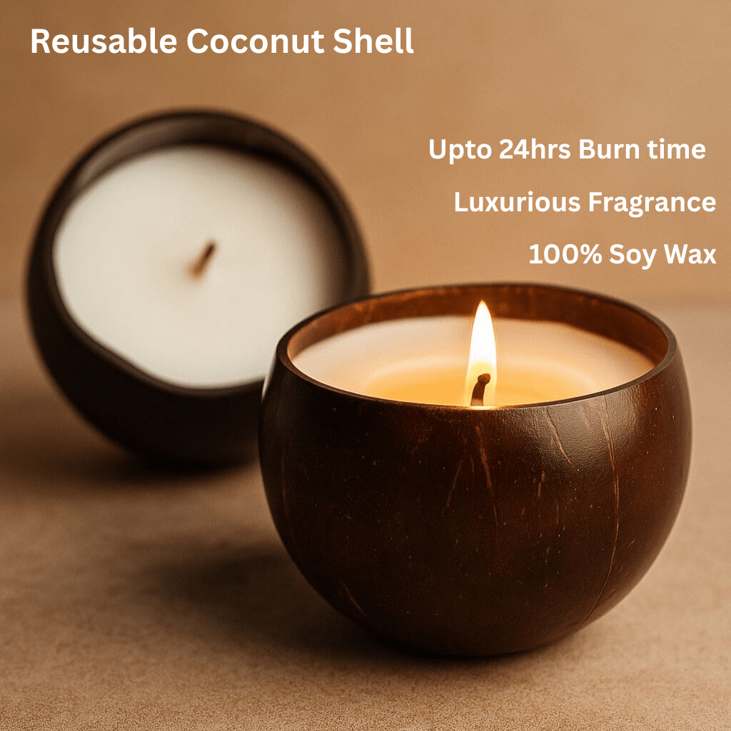 Coco Glow Luxury Scented Candles Set of 2 - Ceramic She Wrote