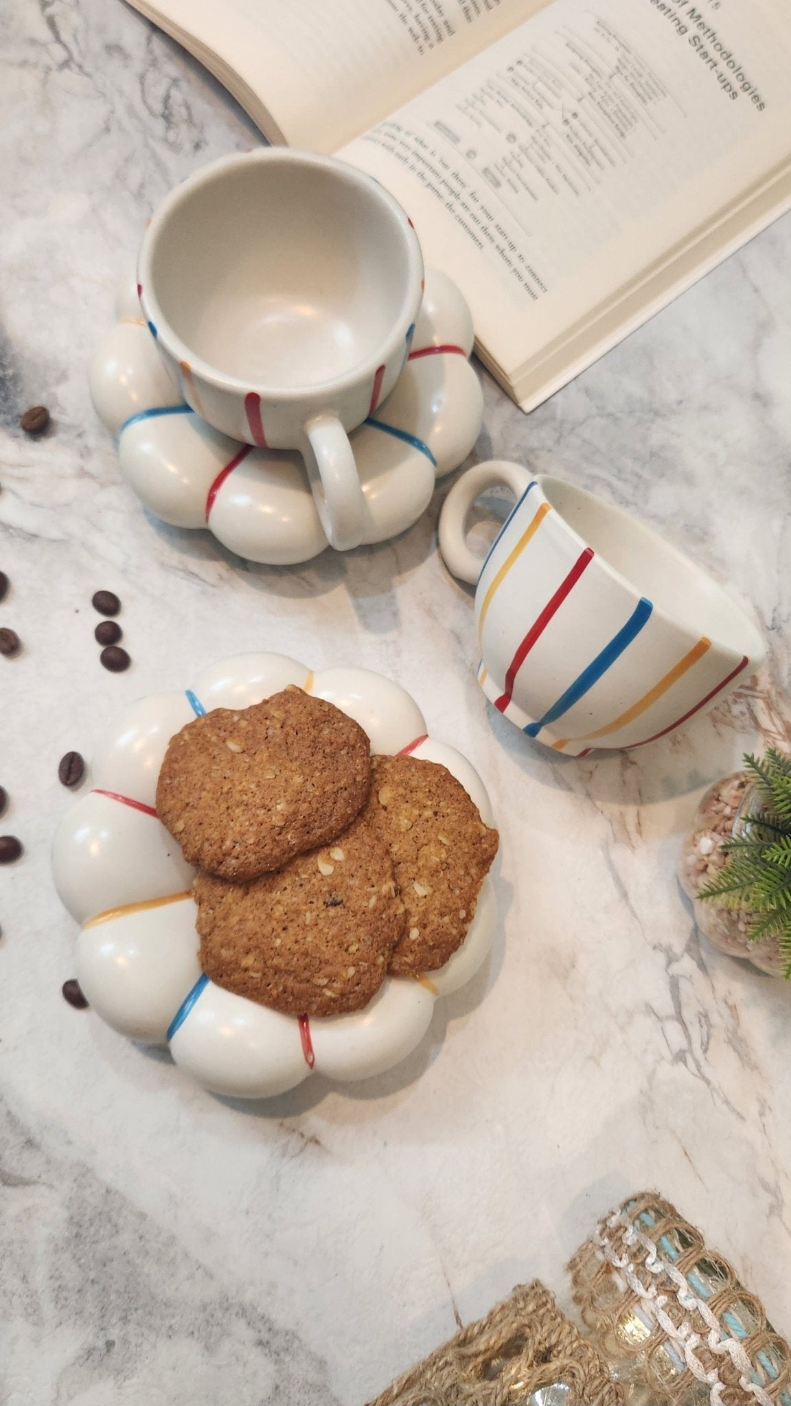 Fluffy Me! Ceramic Coffee & Tea Mugs with Saucer - Ceramic She Wrote