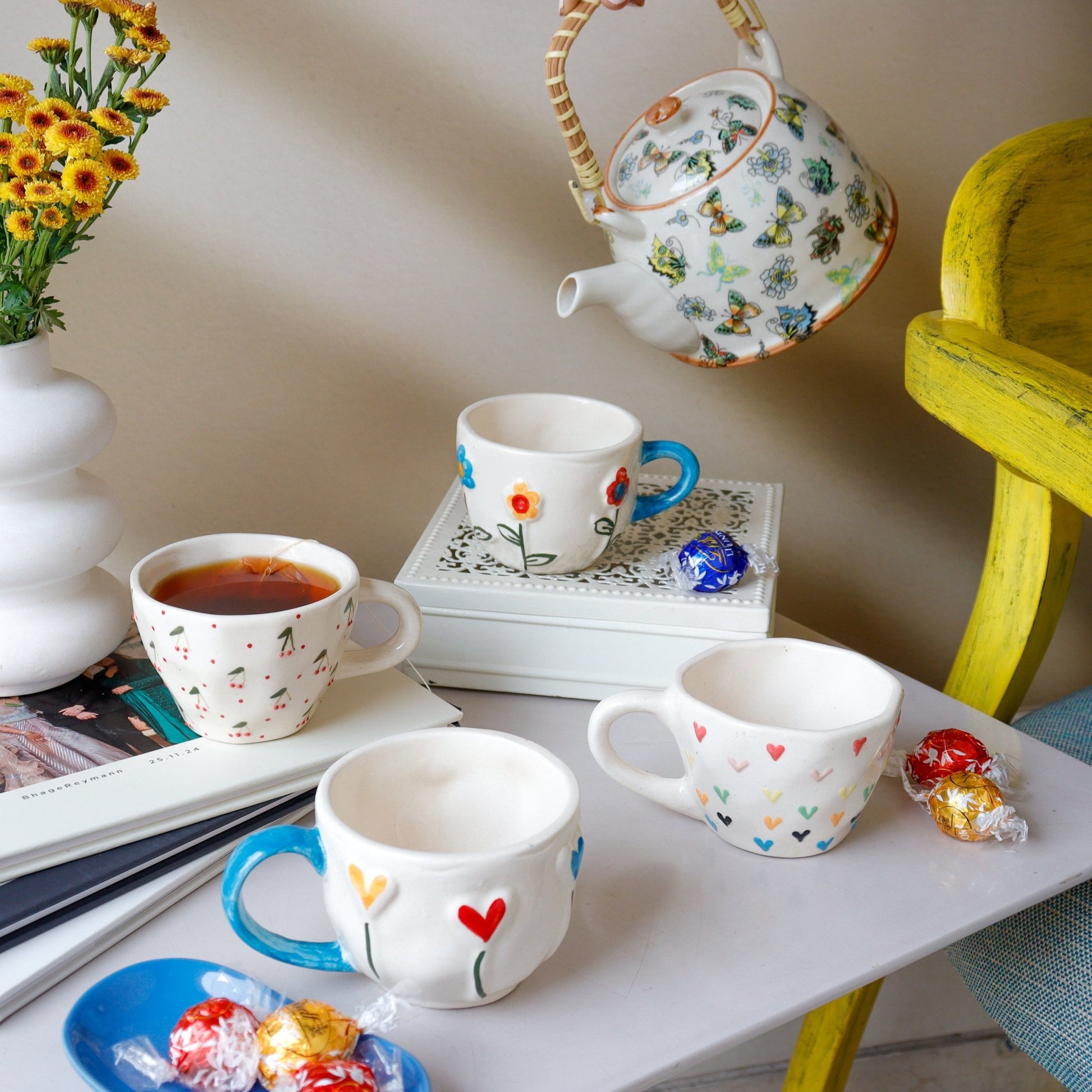 Get 4 @ Cost of 3! Cherish My Life Coffee Mugs Collection - Ceramic She Wrote