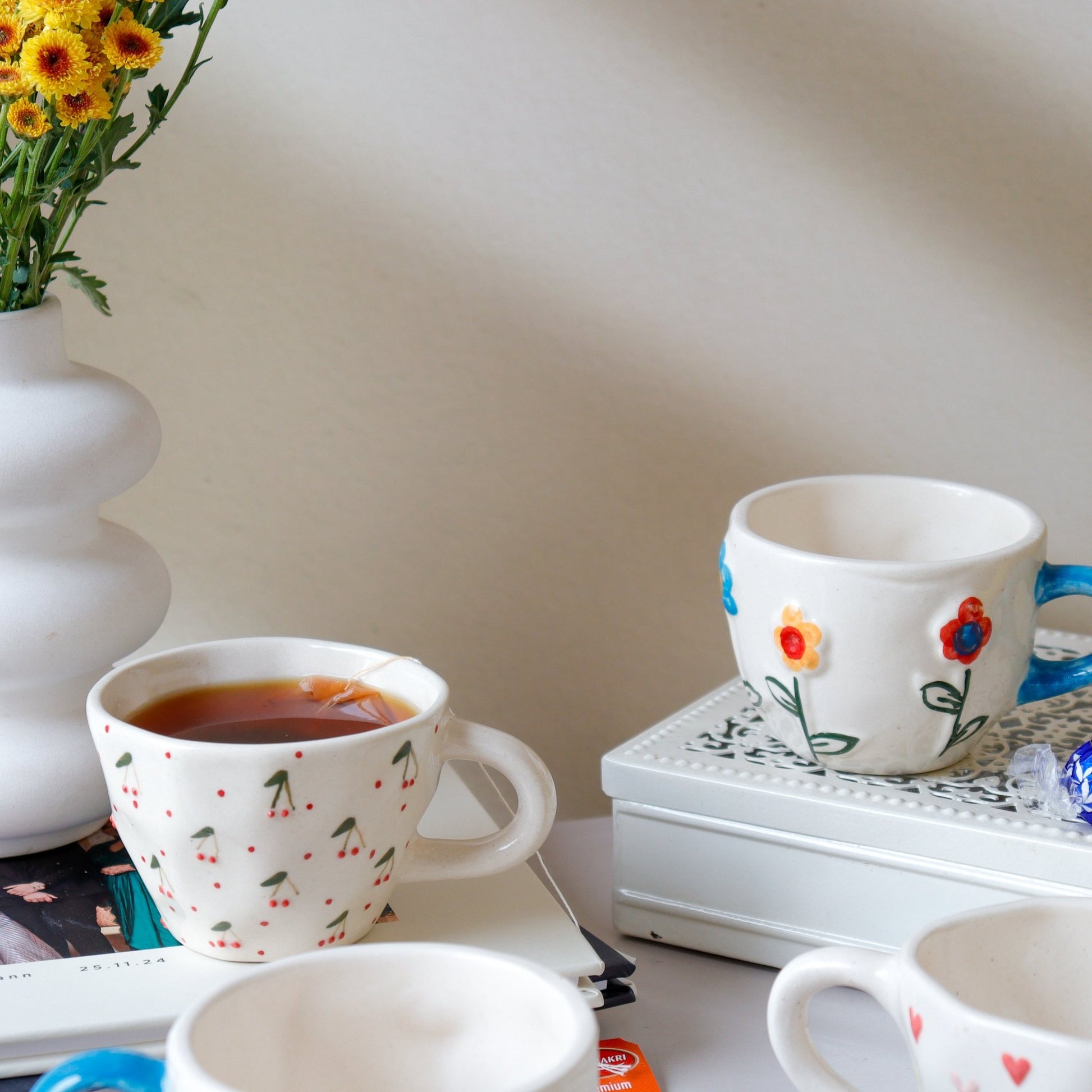 Get 4 @ Cost of 3! Cherish My Life Coffee Mugs Collection - Ceramic She Wrote