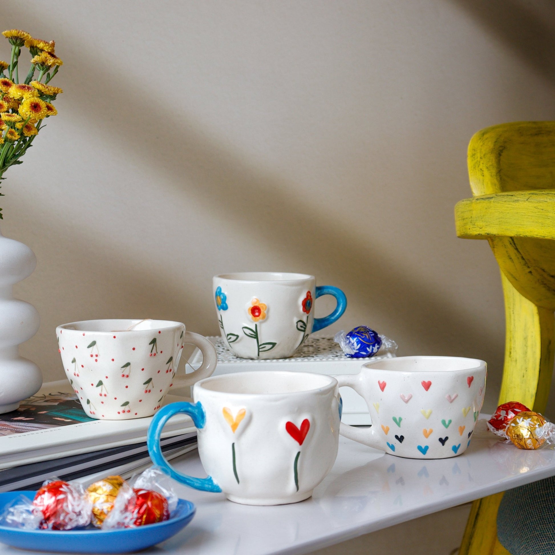 Get 4 @ Cost of 3! Cherish My Life Coffee Mugs Collection - Ceramic She Wrote