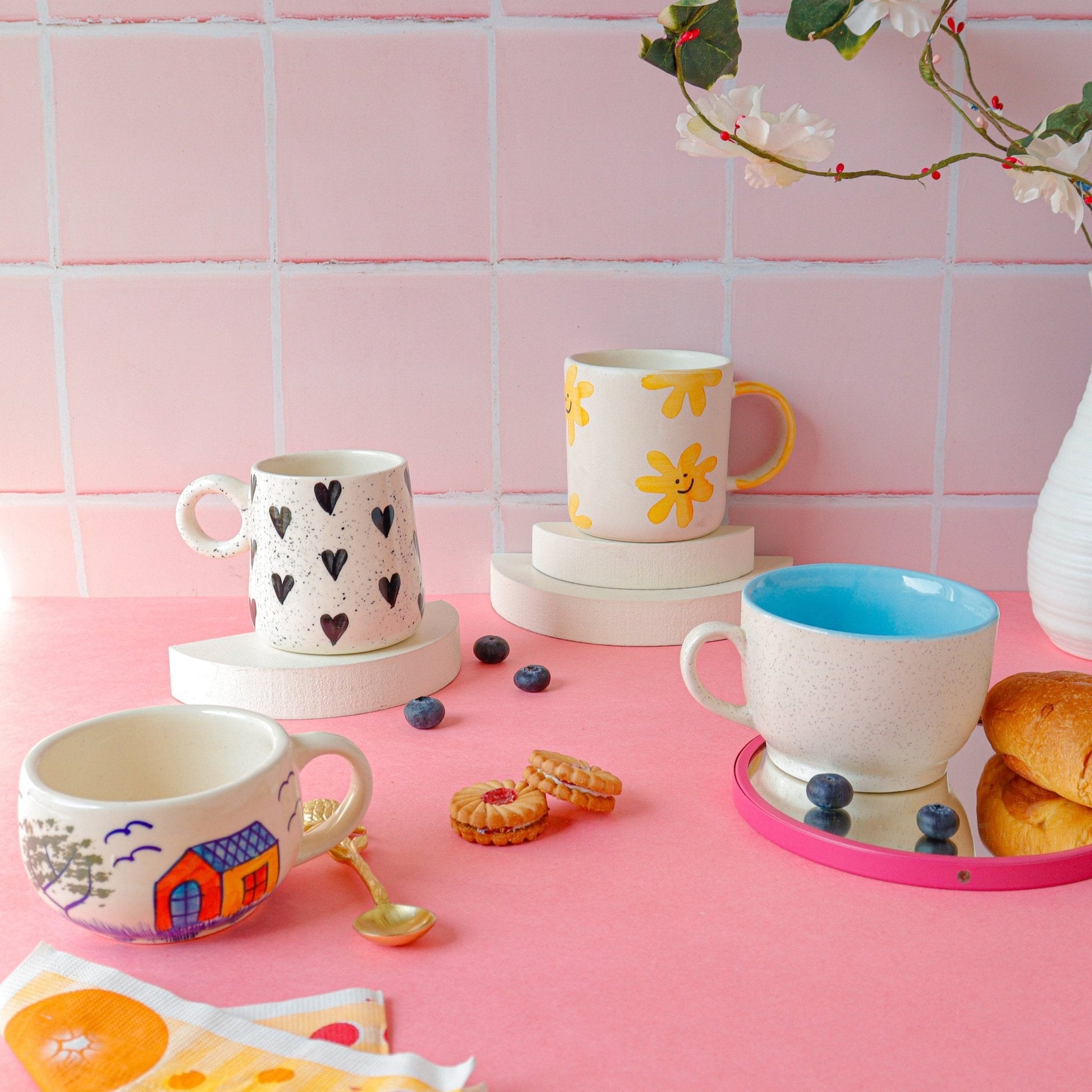 Get 4 @ Cost of 3! Good Morning Coffee Mugs Collection - Ceramic She Wrote