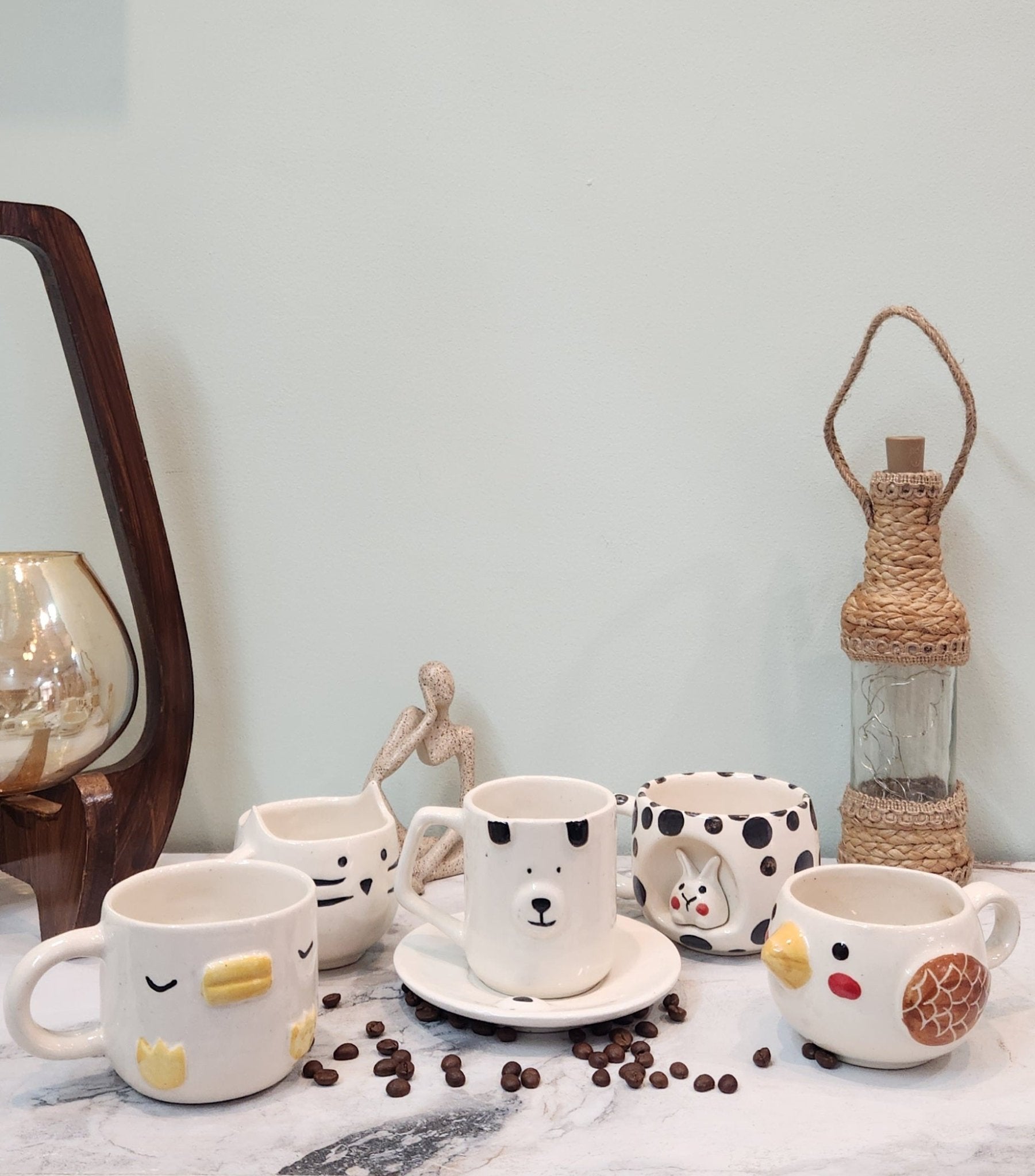 Get 5 @ cost of 4! Feathers and Furs Coffee Mugs Collection - Ceramic She Wrote