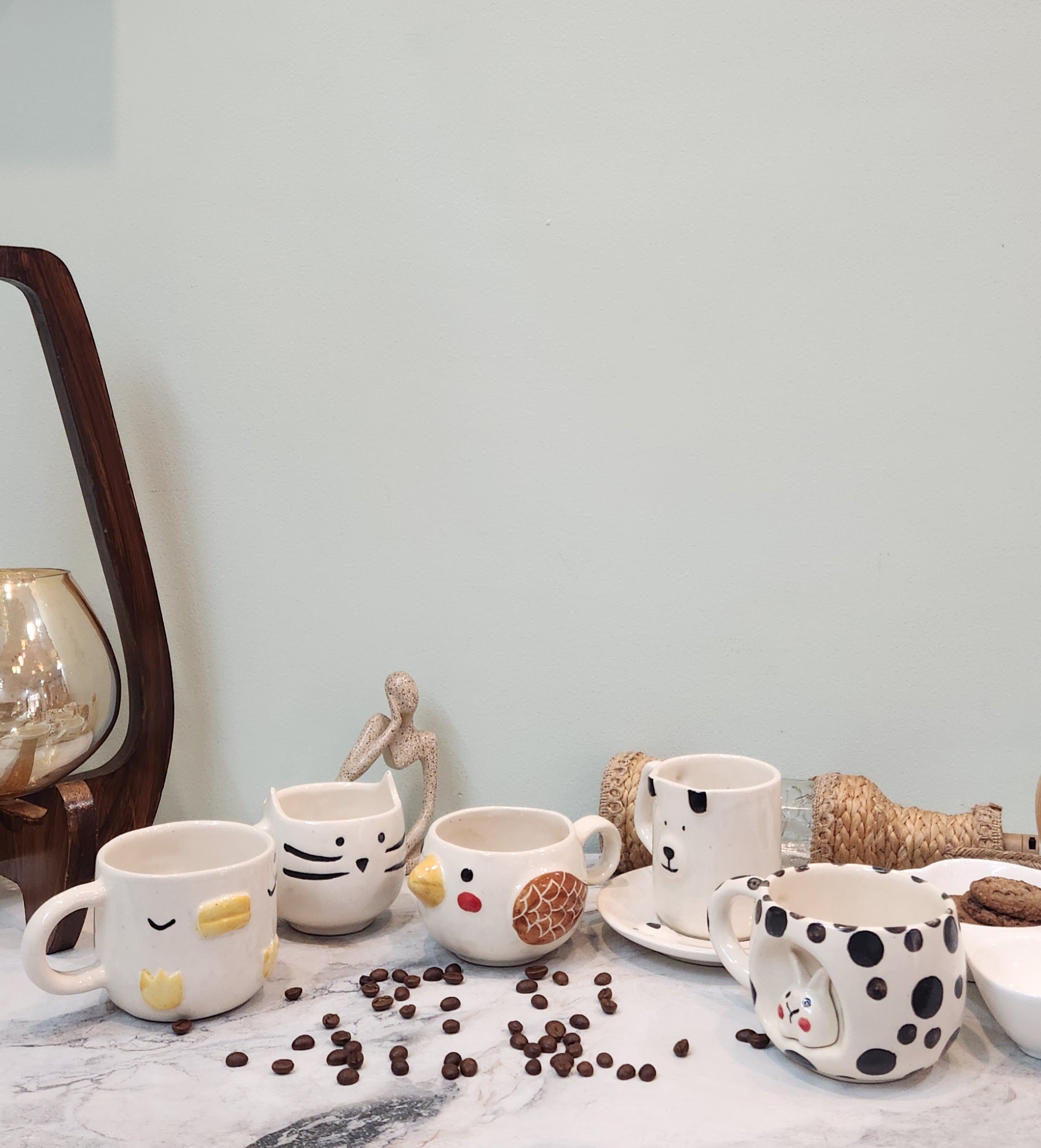 Get 5 @ cost of 4! Feathers and Furs Coffee Mugs Collection - Ceramic She Wrote