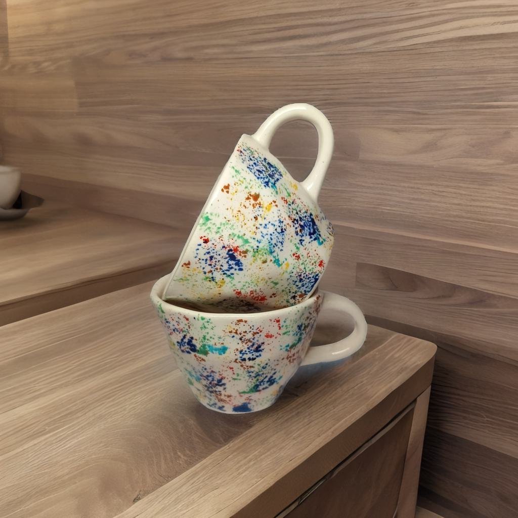 Handcrafted Ceramic Joyful Coffee Mugs - Ceramic She Wrote