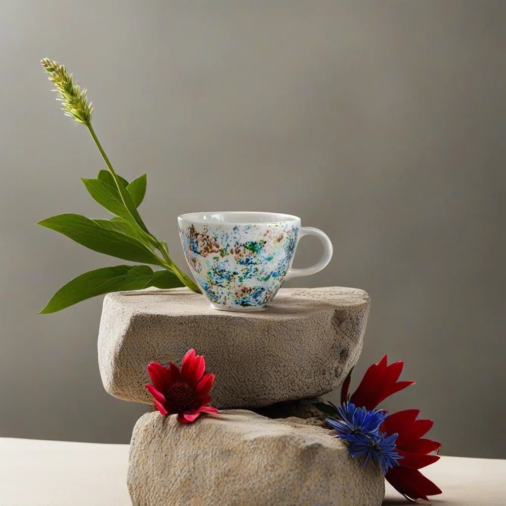 Handcrafted Ceramic Joyful Coffee Mugs - Ceramic She Wrote