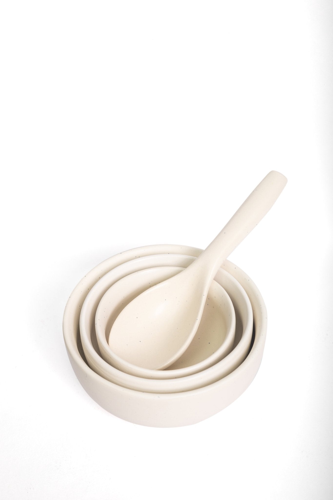 Handcrafted Ceramic Set of 3 Serving Curry Bowls with Serving Spoon - Ceramic She Wrote