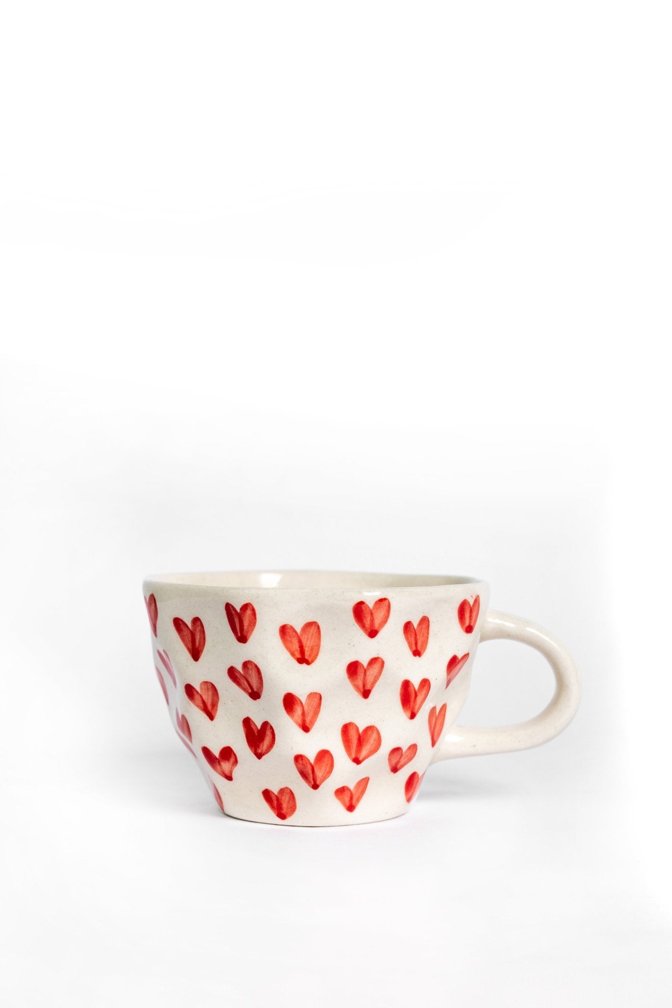 Handmade Ceramic Sweetheart Coffee and Tea Mugs - Ceramic She Wrote