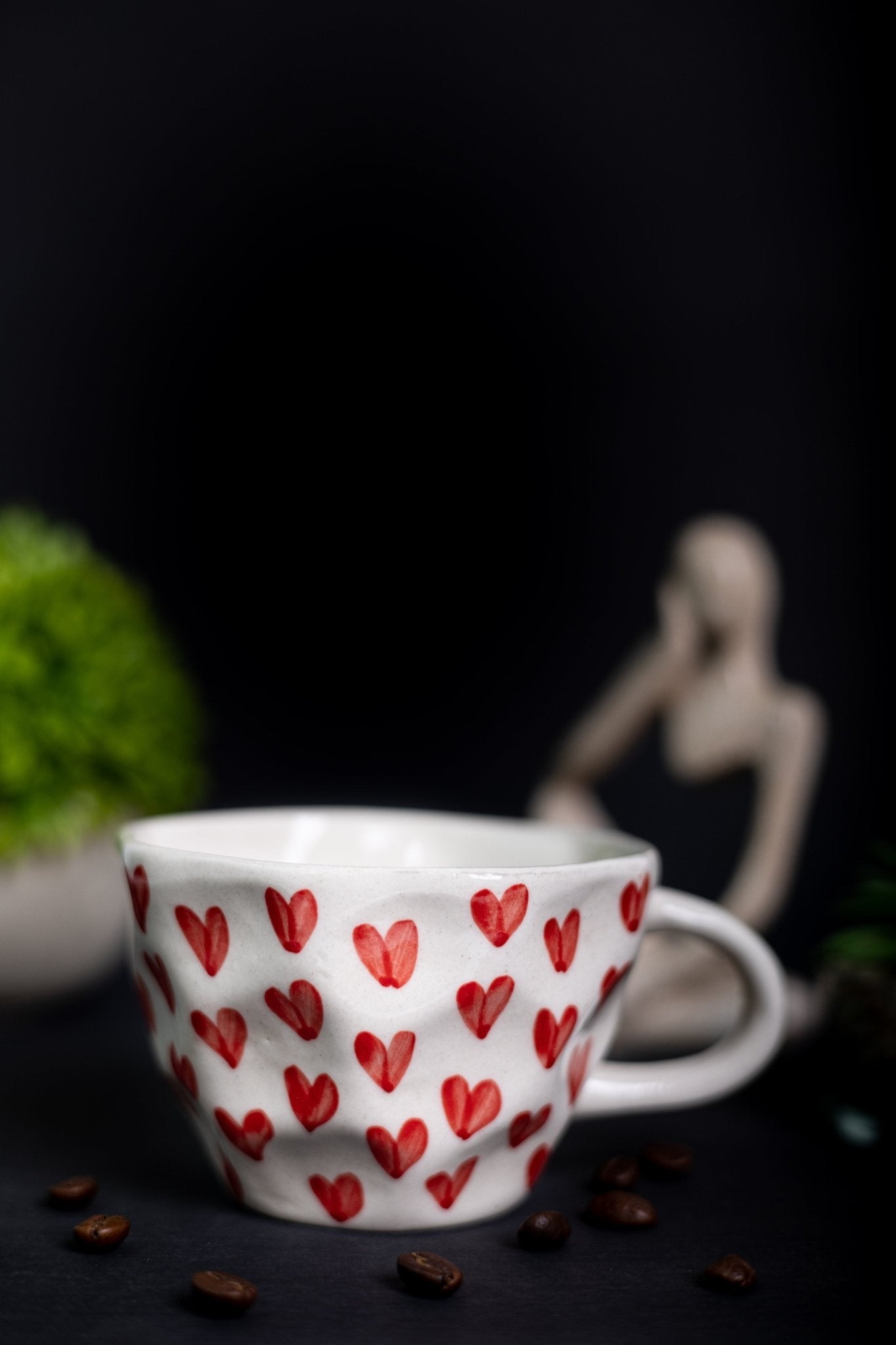 Handmade Ceramic Sweetheart Coffee and Tea Mugs - Ceramic She Wrote