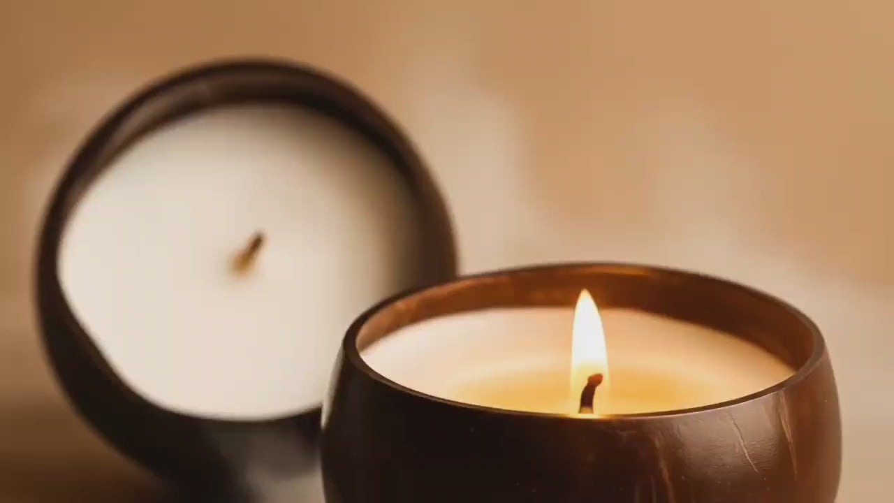 Coco Glow Luxury Scented Candles Set of 2