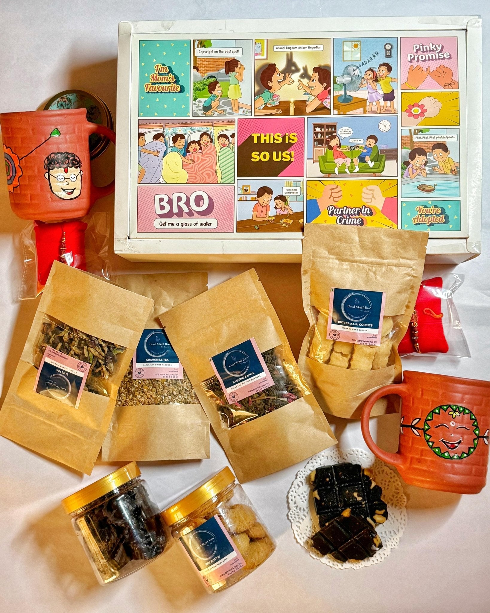 Rakhi Nostalgia Hamper – A Gift of Tradition & Taste |Limited Edition| - Ceramic She Wrote