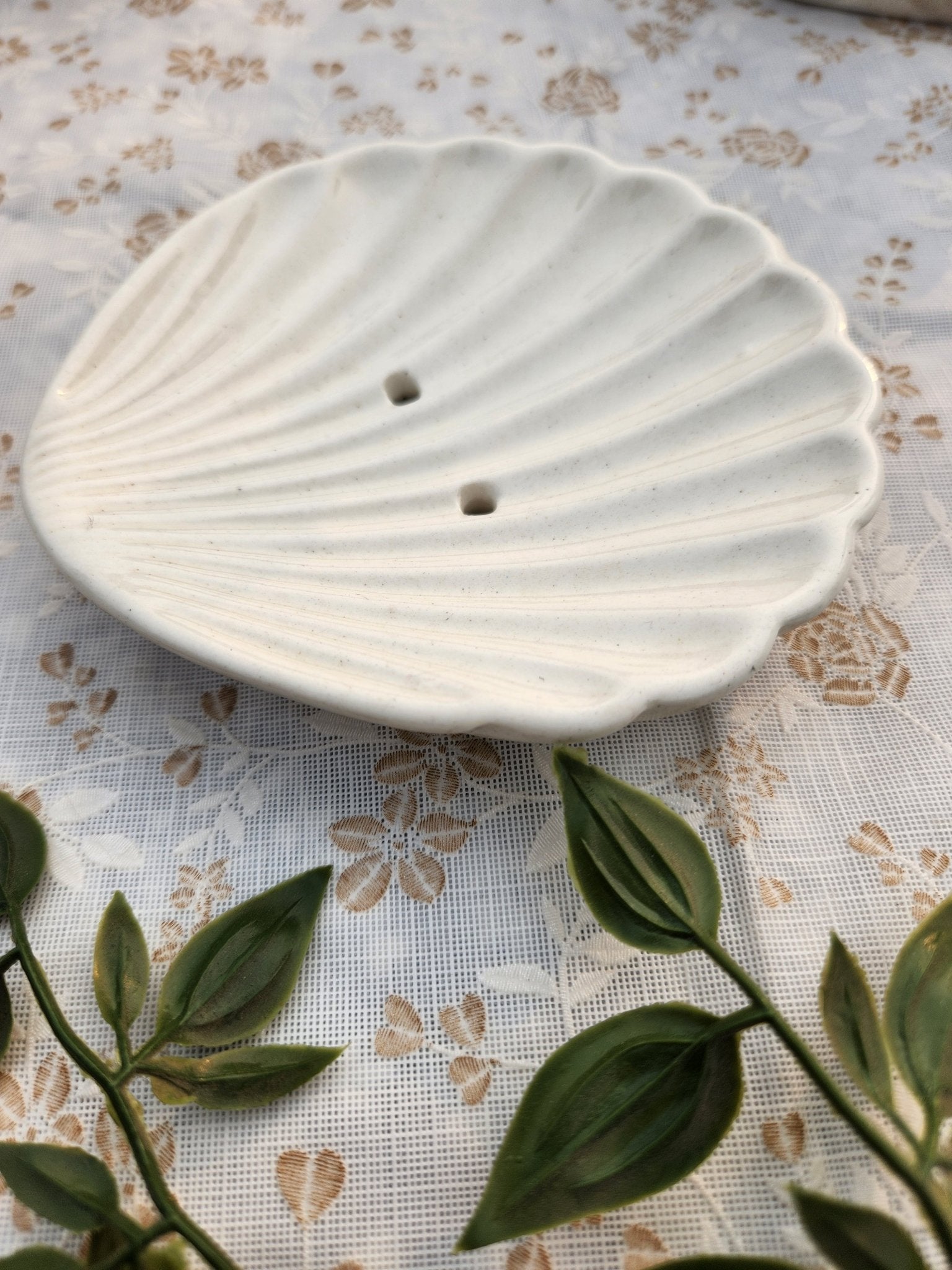 Set of 3 Handmade Design Bathroom Accessories - Ceramic She Wrote