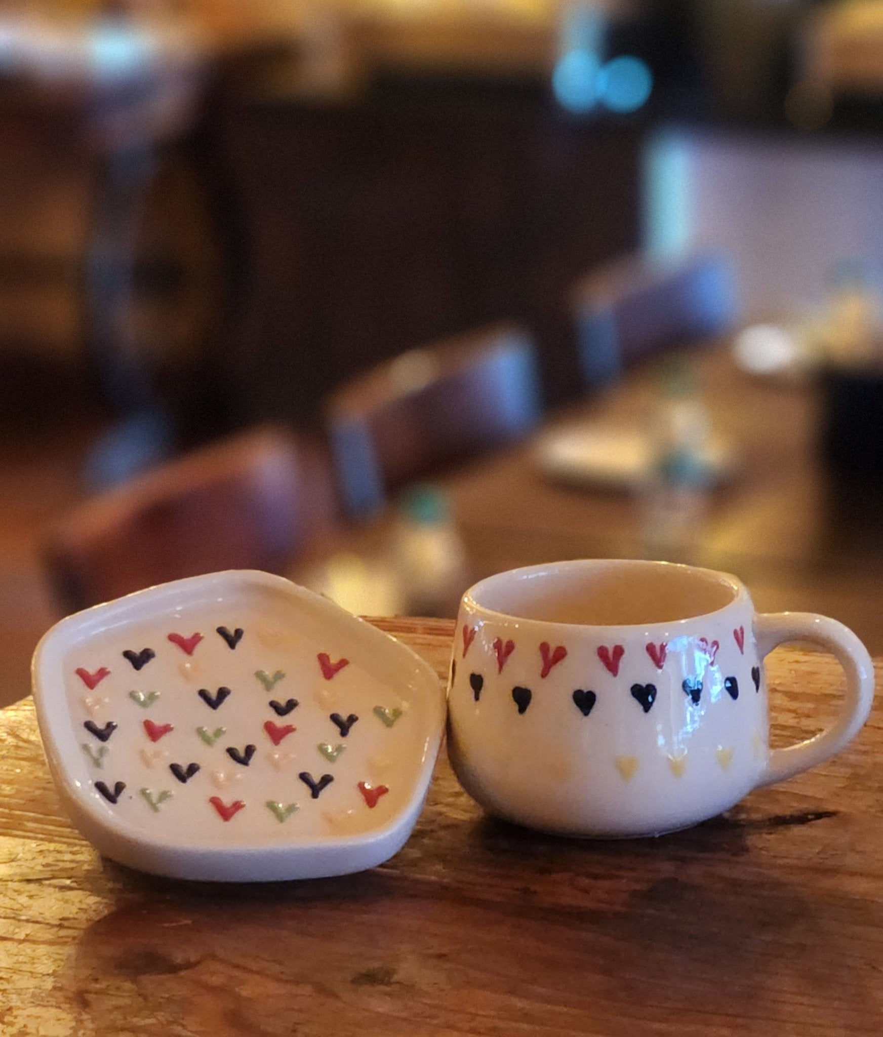Soul Buddy Coffee Mug and Snack Plate - Ceramic She Wrote