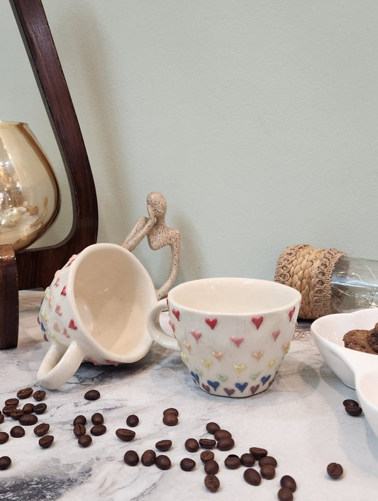 Sparkling Heart Coffee Mug - Ceramic She Wrote