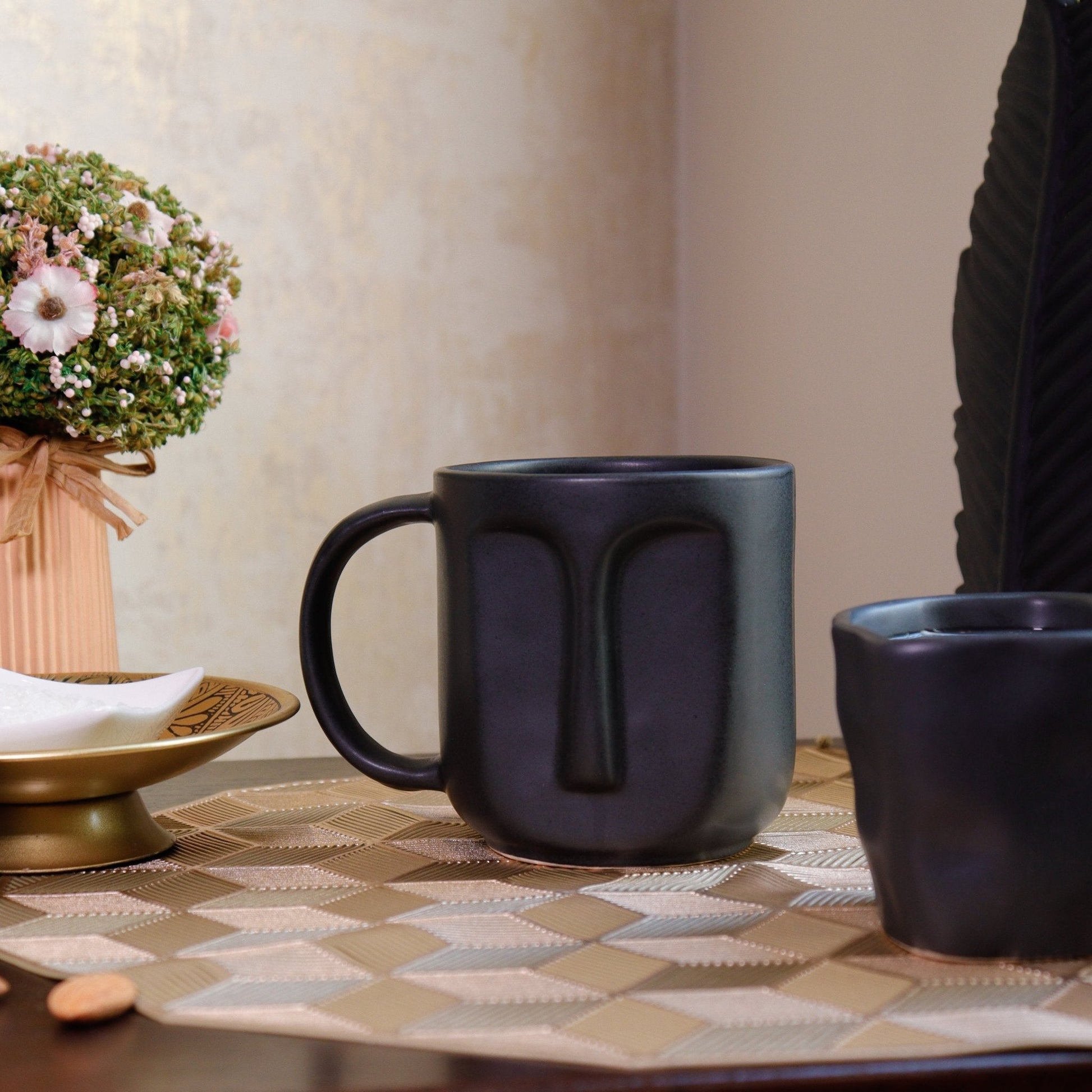The Black : Velvet Affection Duo Coffee Mugs - Ceramic She Wrote