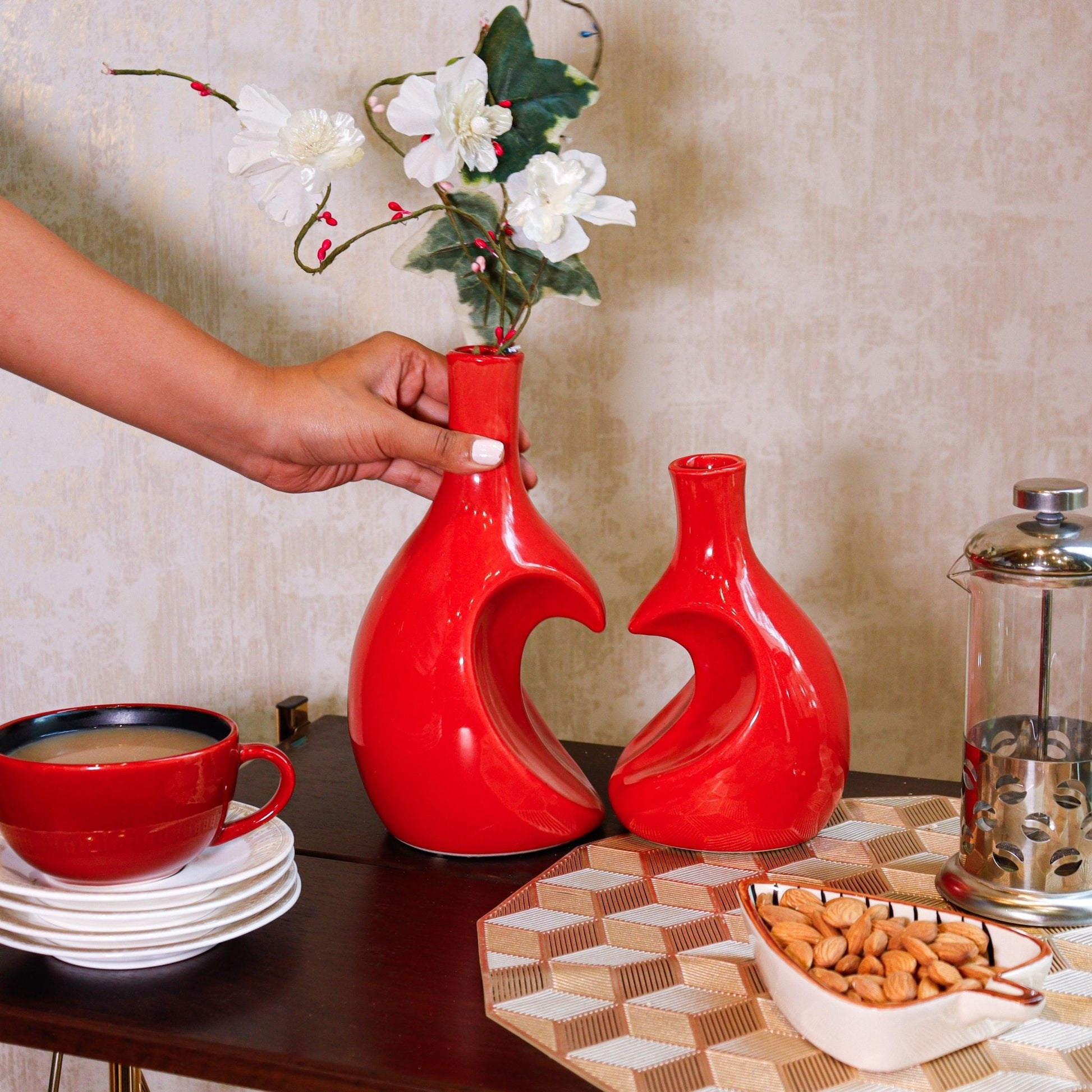 The Luxe : Eternal Love Flower Vase - Ceramic She Wrote