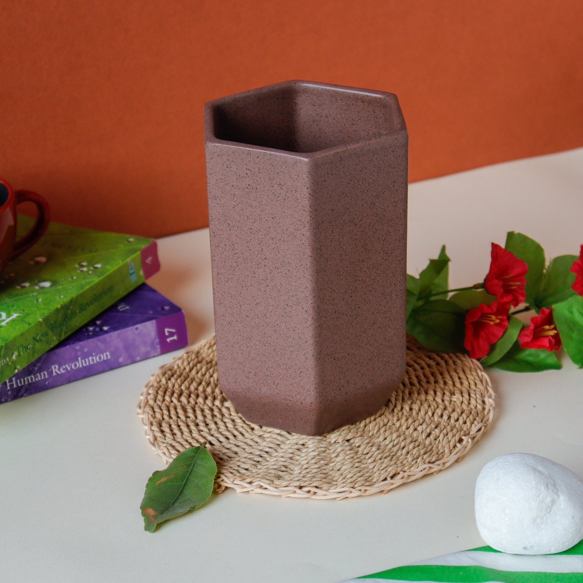 The Luxe : Smoky Elegance Flower Vase - Ceramic She Wrote