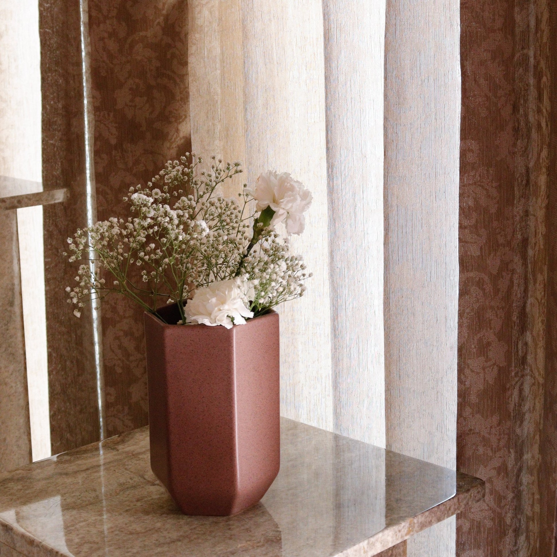 The Luxe : Smoky Elegance Flower Vase - Ceramic She Wrote