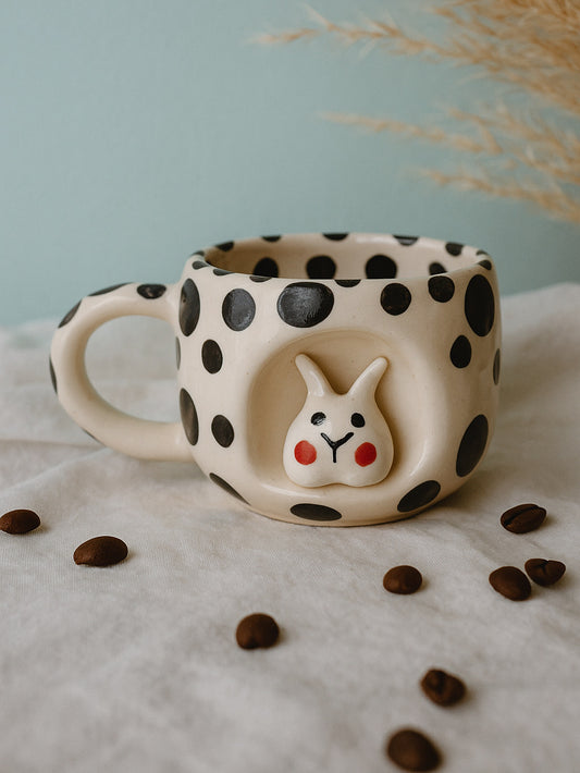 Bunny in the House Coffee Mug