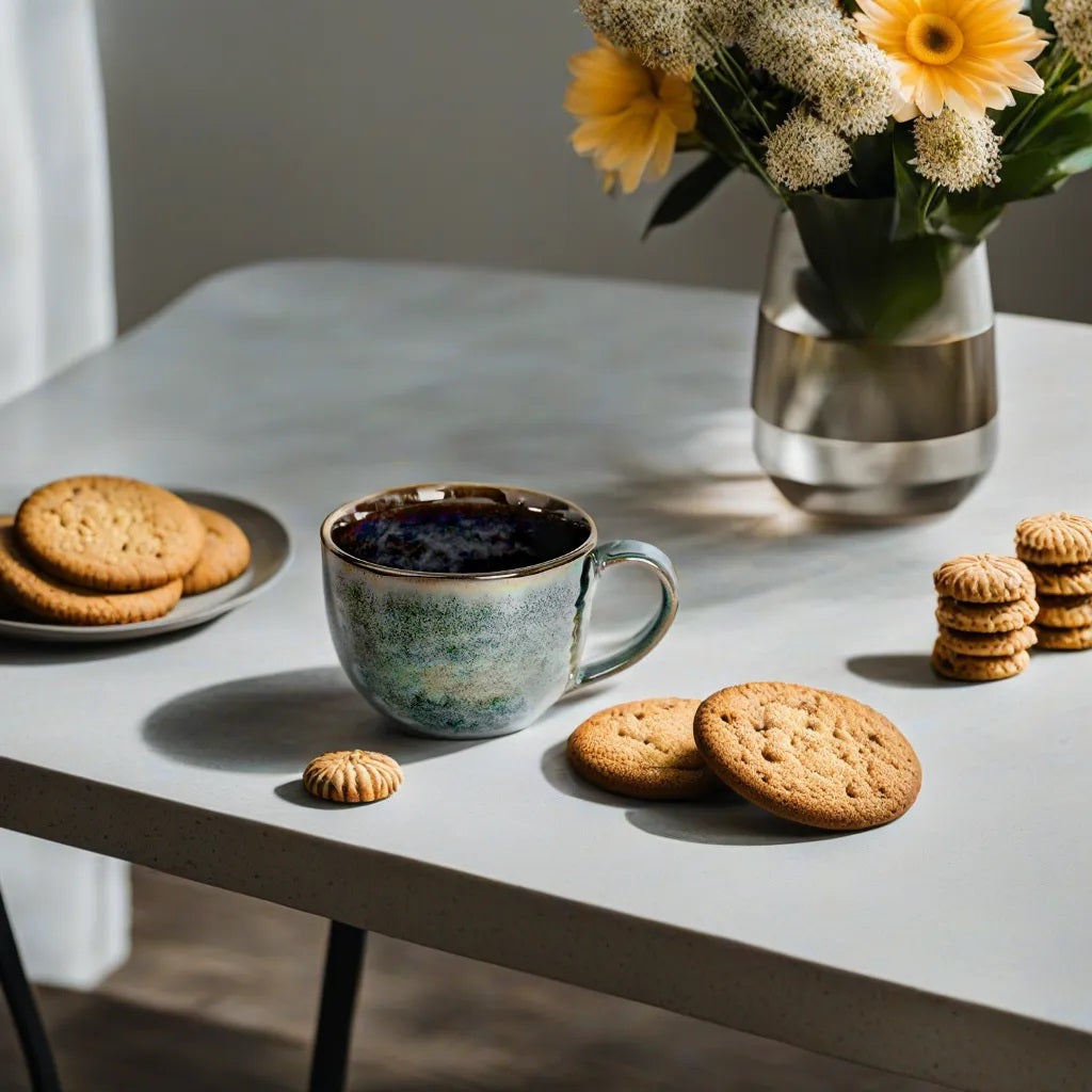 glossy coffee and soup mug