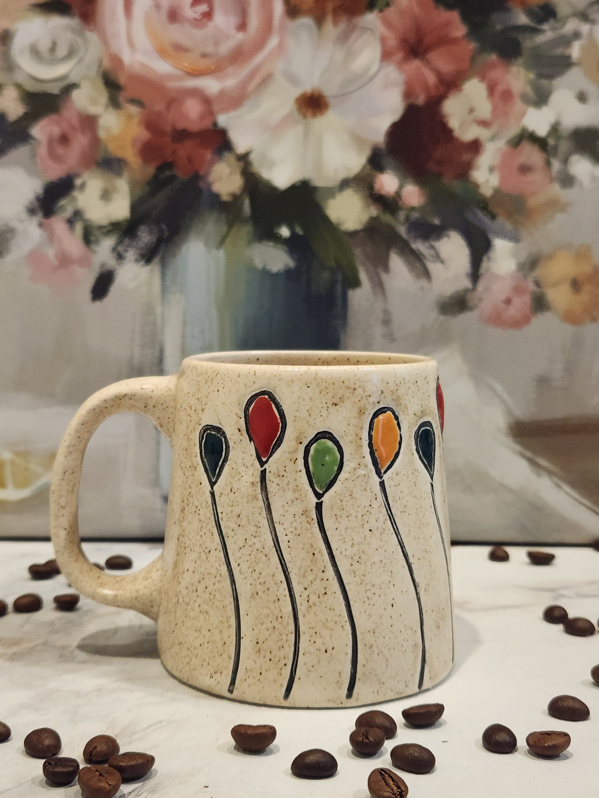 Balloon Love Ceramic Coffee Mugs