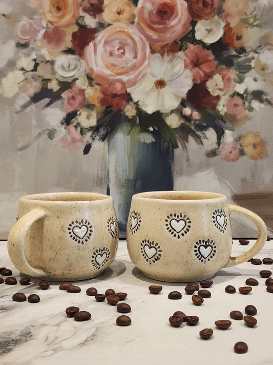 Shine My Heart White - Coffee Mugs