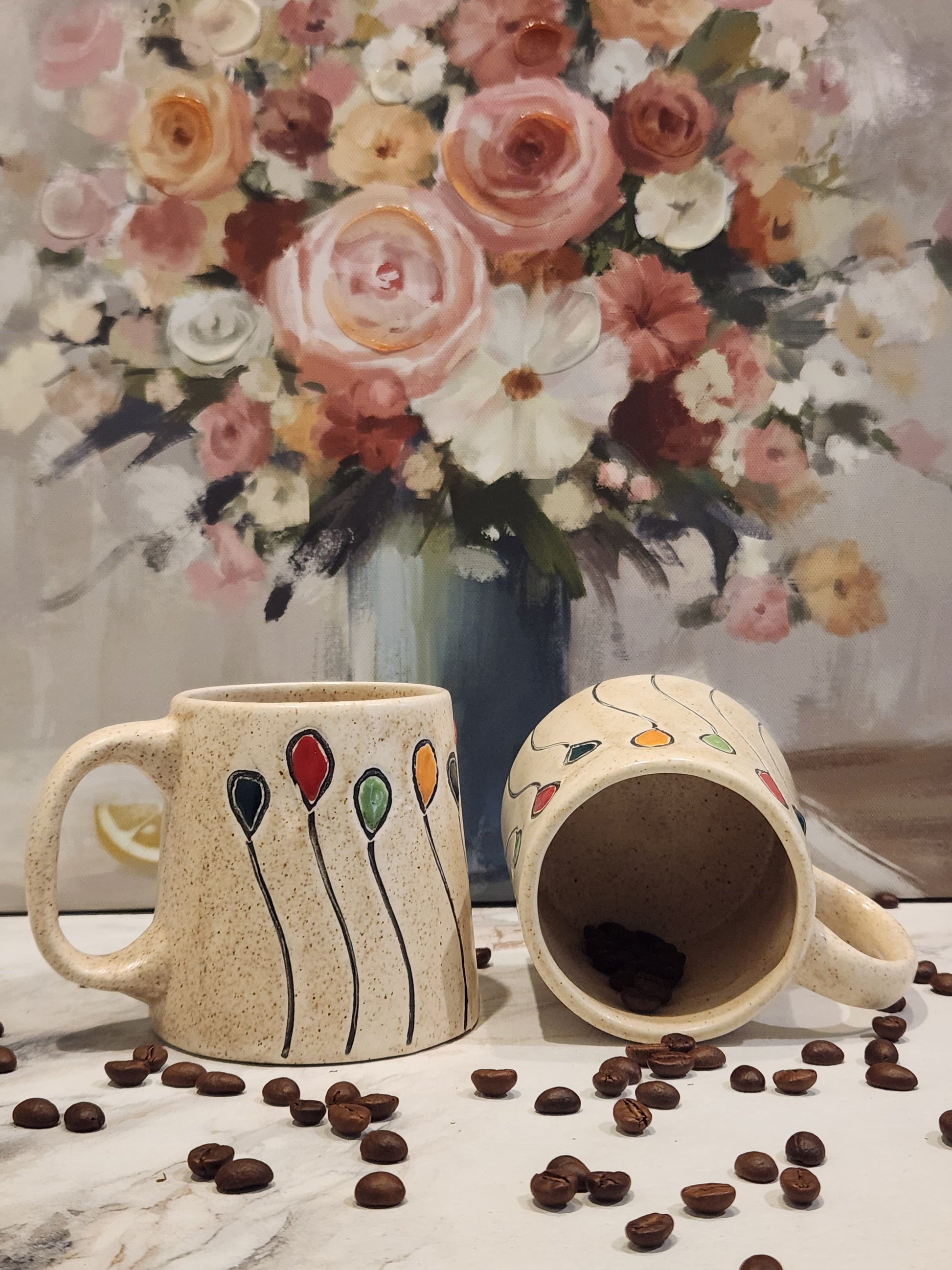 Balloon Love Ceramic Coffee Mugs