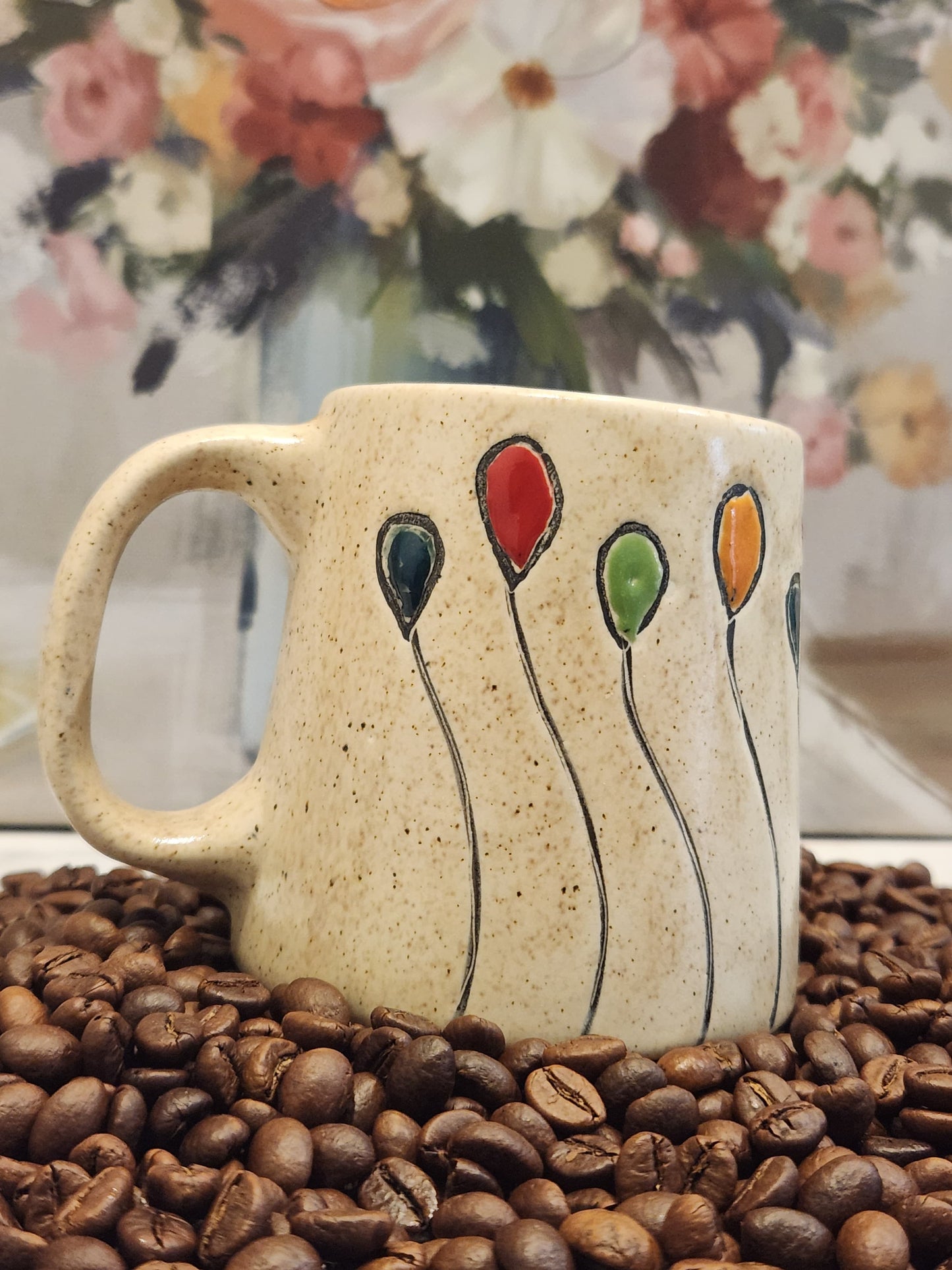 Balloon Love Ceramic Coffee Mugs