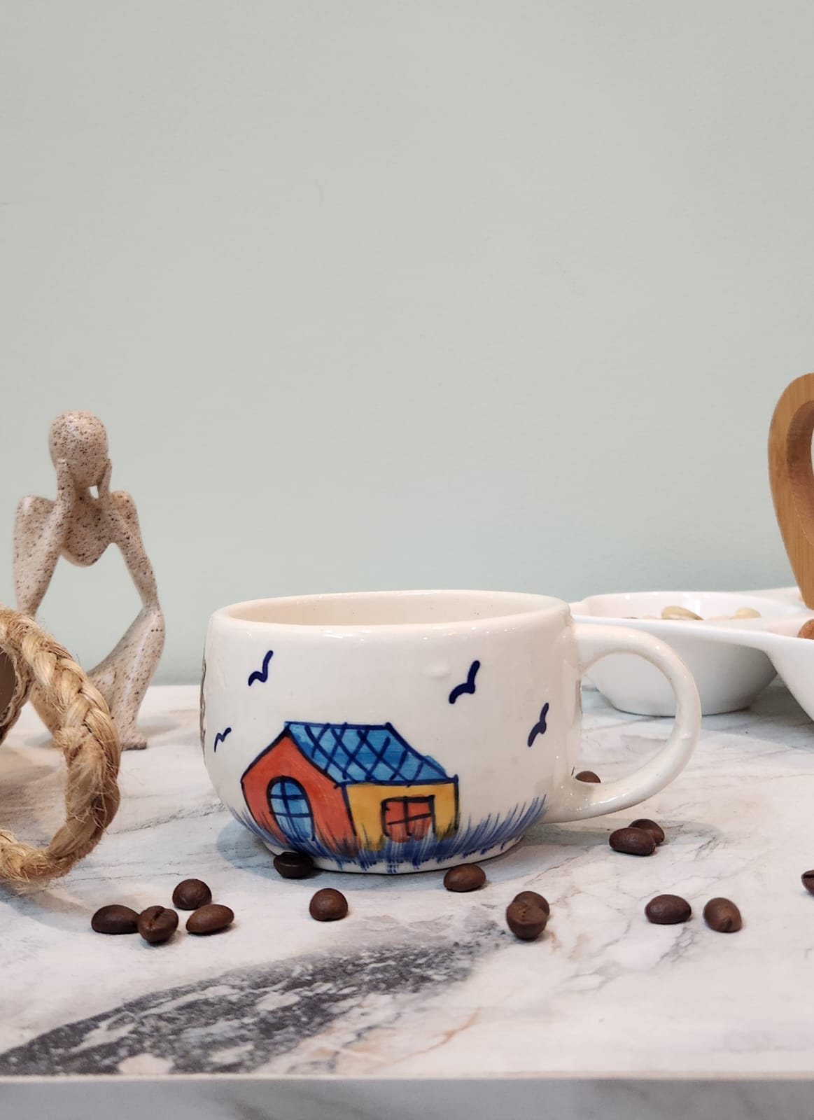 sweet home ceramic coffee mugs