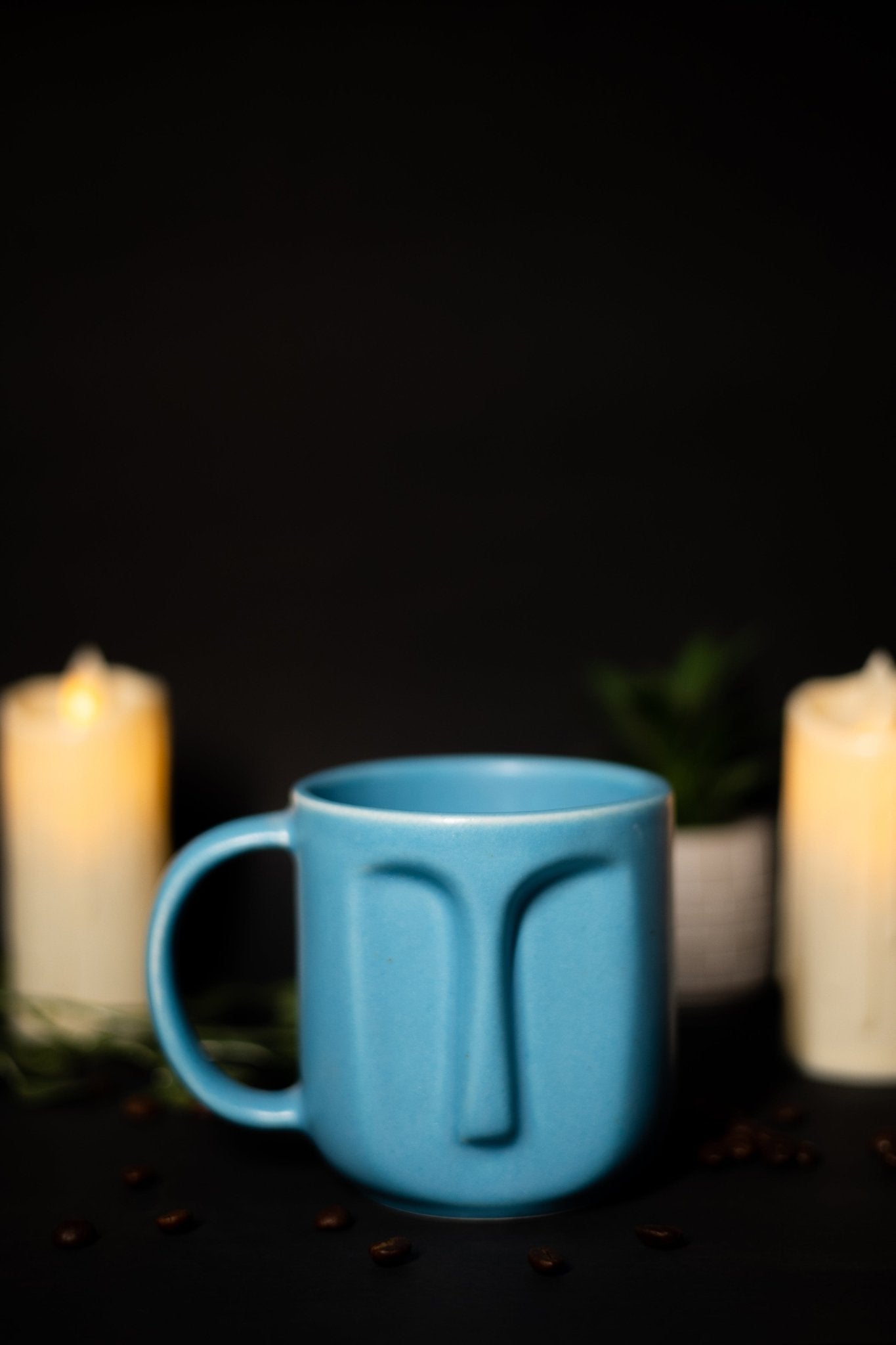 Abstract Face Art Design Handcrafted Ceramic Coffee Mug - Ceramic She Wrote