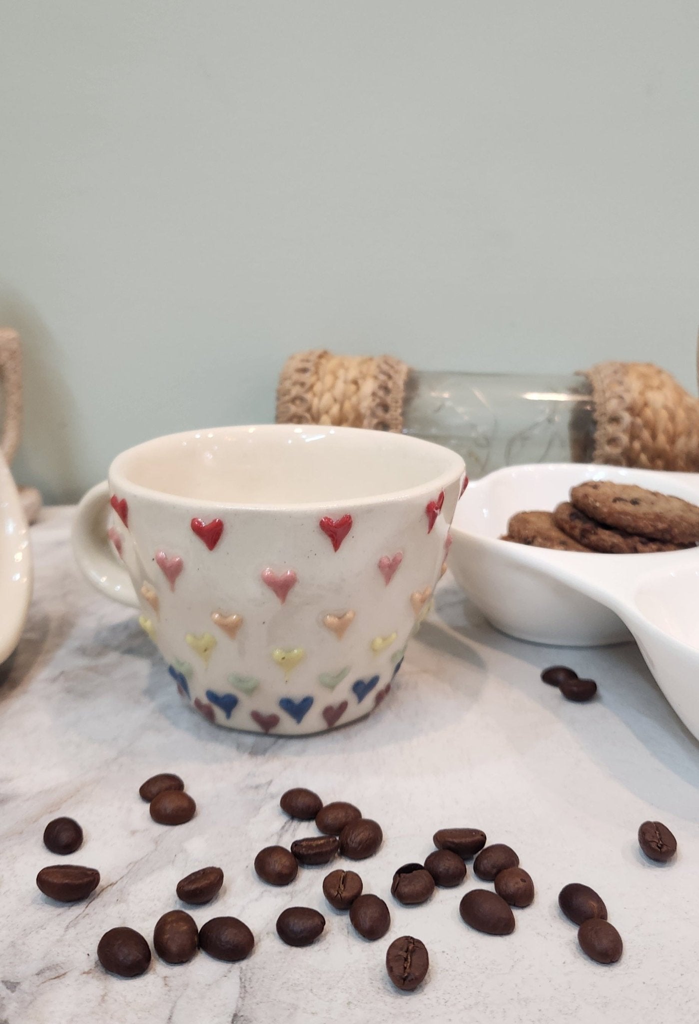 Sparkling Heart Coffee Mug - Ceramic She Wrote
