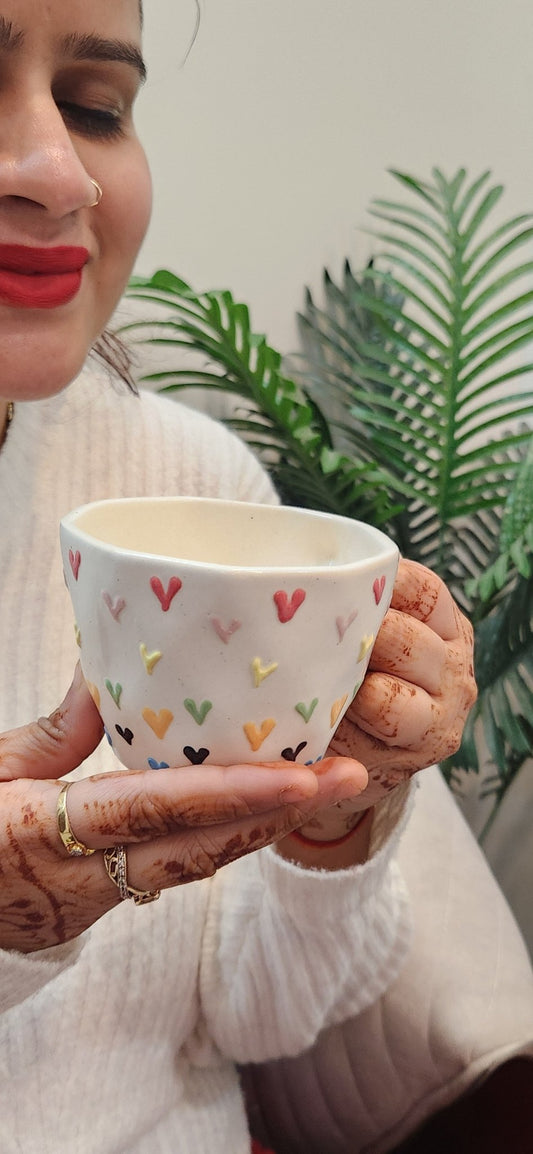 Sparkling Heart Coffee Mug - Ceramic She Wrote